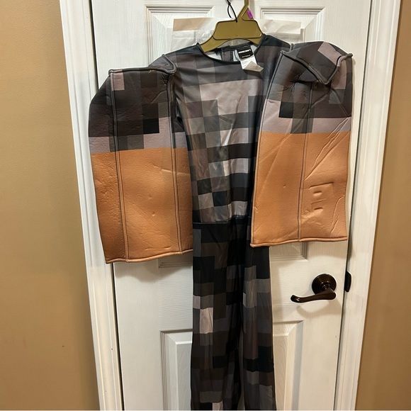 Disguise Boys Minecraft Steve in Netherite Armor Halloween Costume Multiple Size - Picture 4 of 12